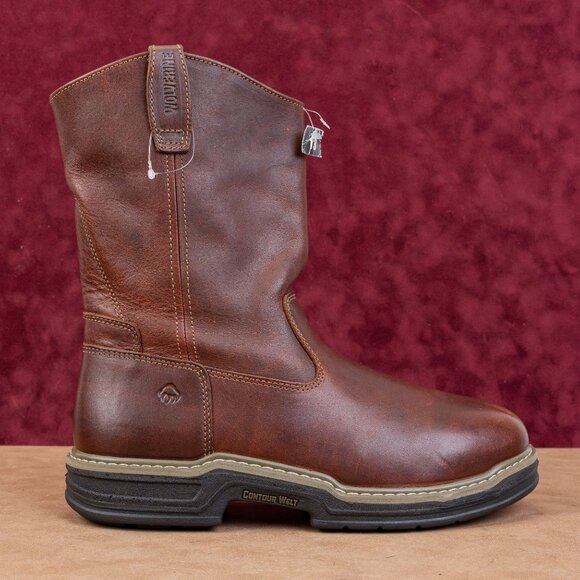 Wolverine Men Raider Durashocks Carboxmax Toe Brown Leather Work Boots sz 13 main image 4